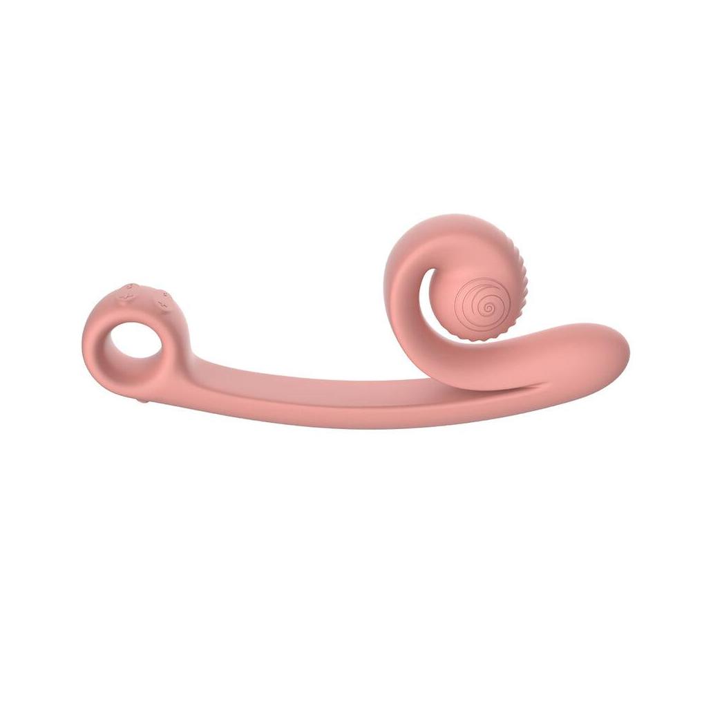 Snail vibe - vibrador curva pêssego