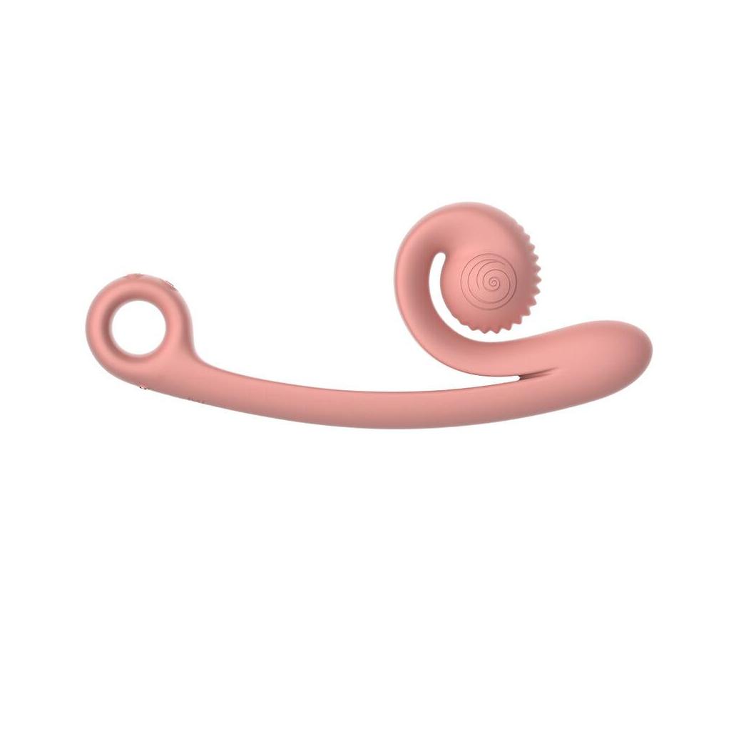 Snail vibe - vibrador curva pêssego