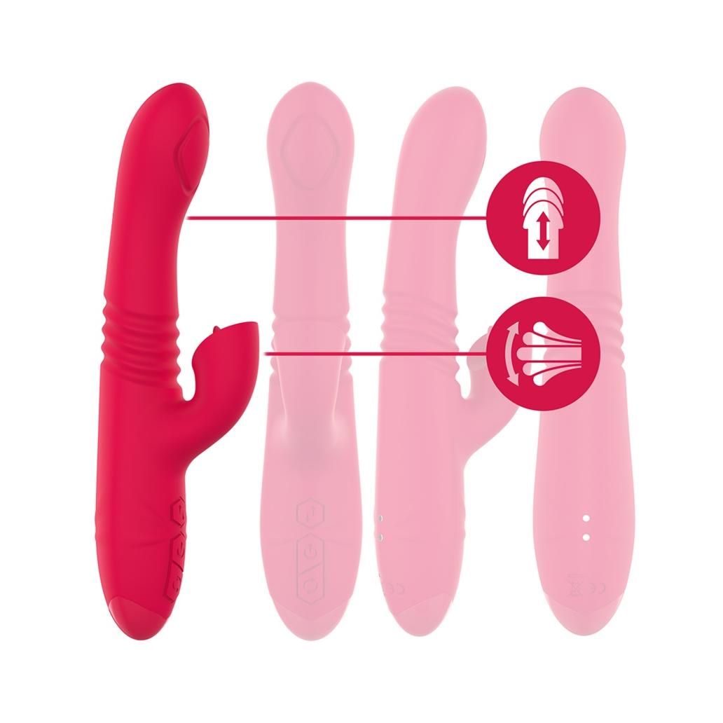 Intense - vibrador up & down recarregvel dua multifuno com l