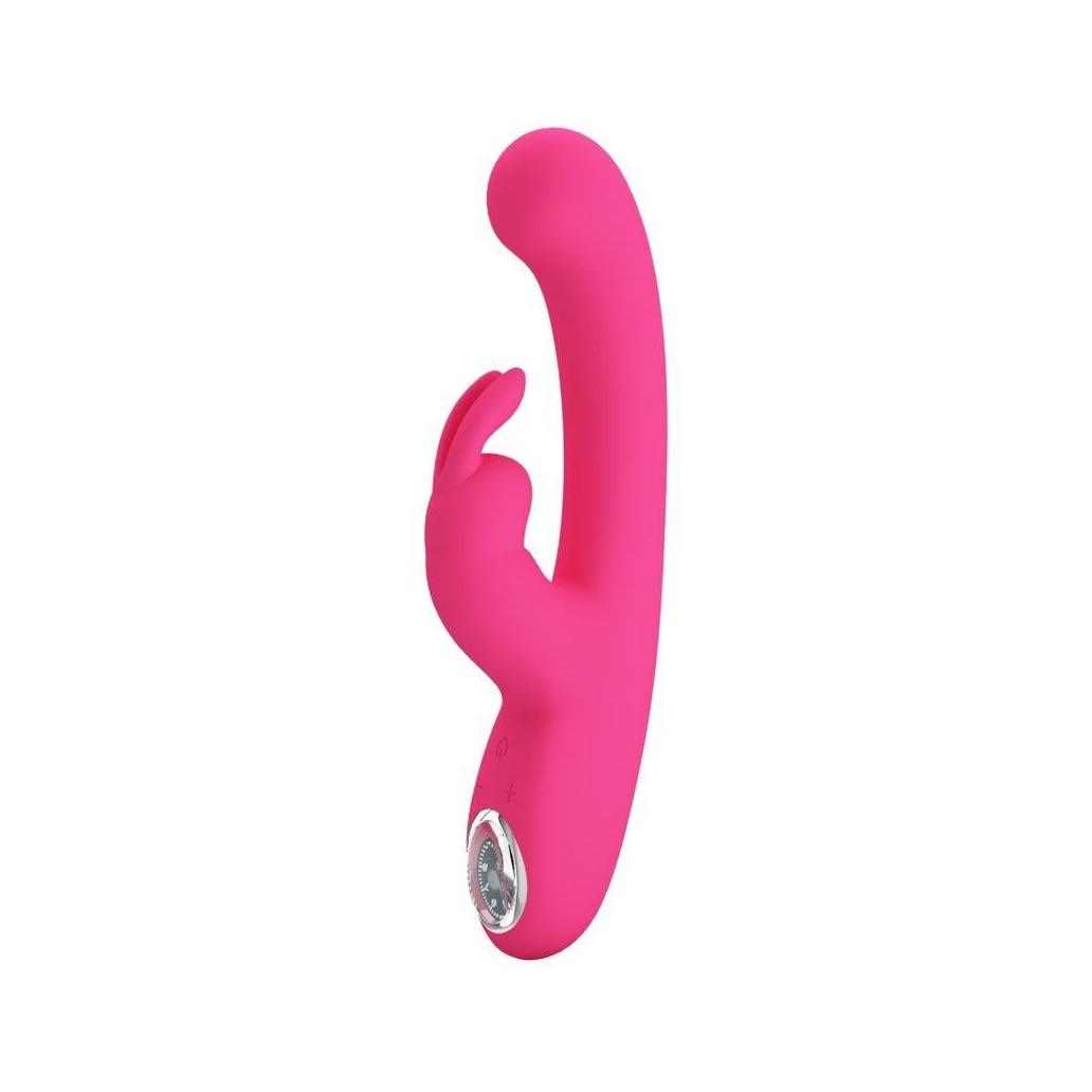 Pretty love - vibrador de coelho lamar e ponto g rosa