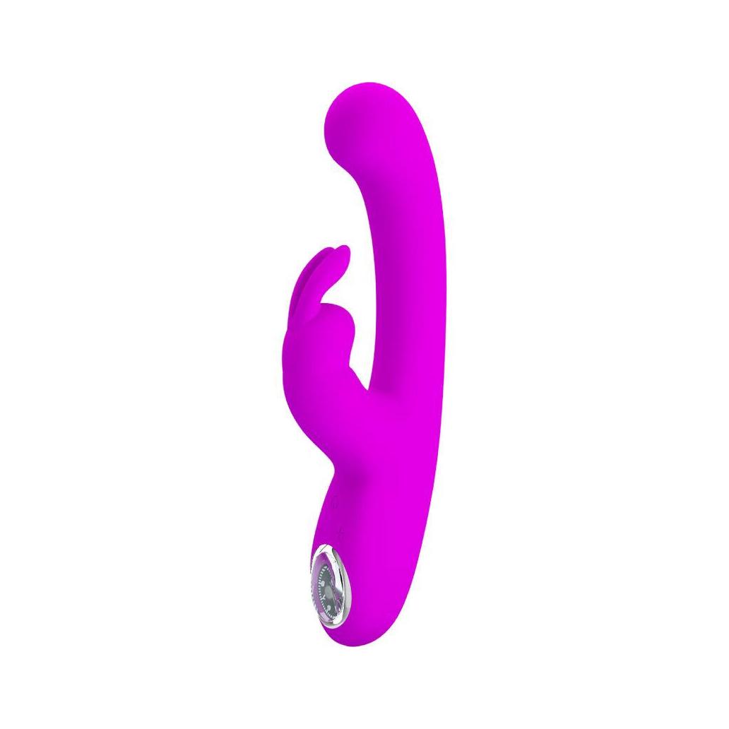 Pretty love - vibrador de coelho lamar e ponto g violeta