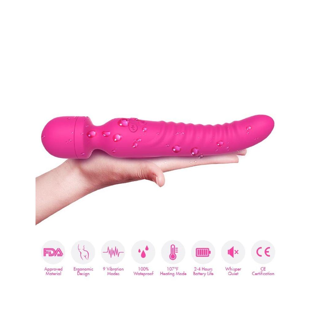 Armony - massager missão e vibrador efeito de calor fúcsia