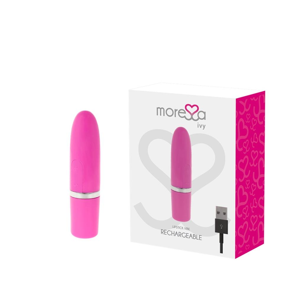 Moressa - ivy vibrador estimulador viagem rosa