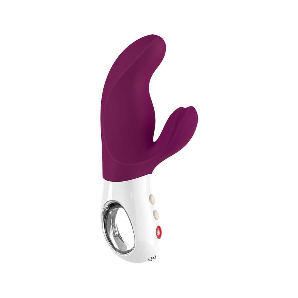 Fun factory - vibrador miss bi dual uva branco