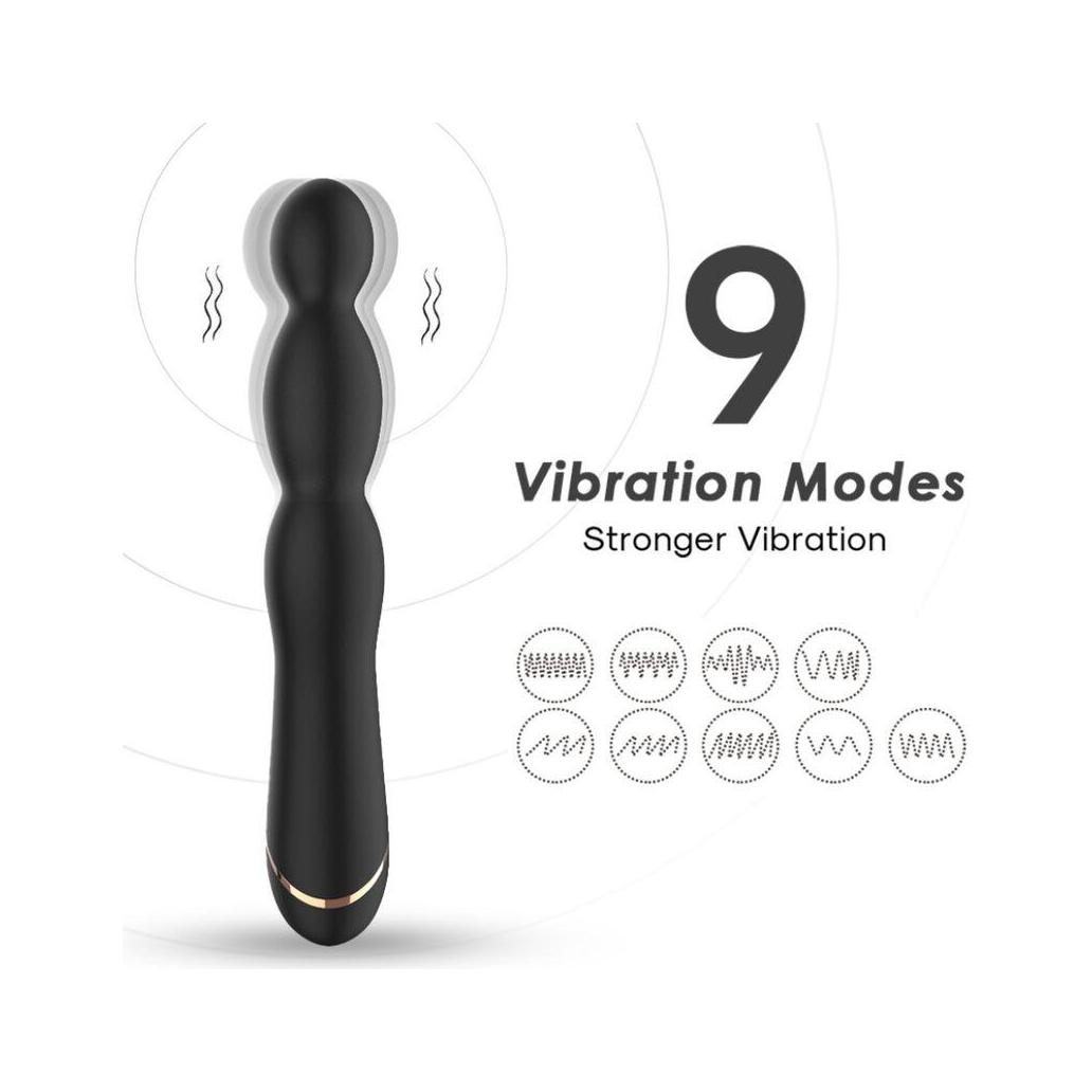 Armony - vibrador bambu ajustável preto