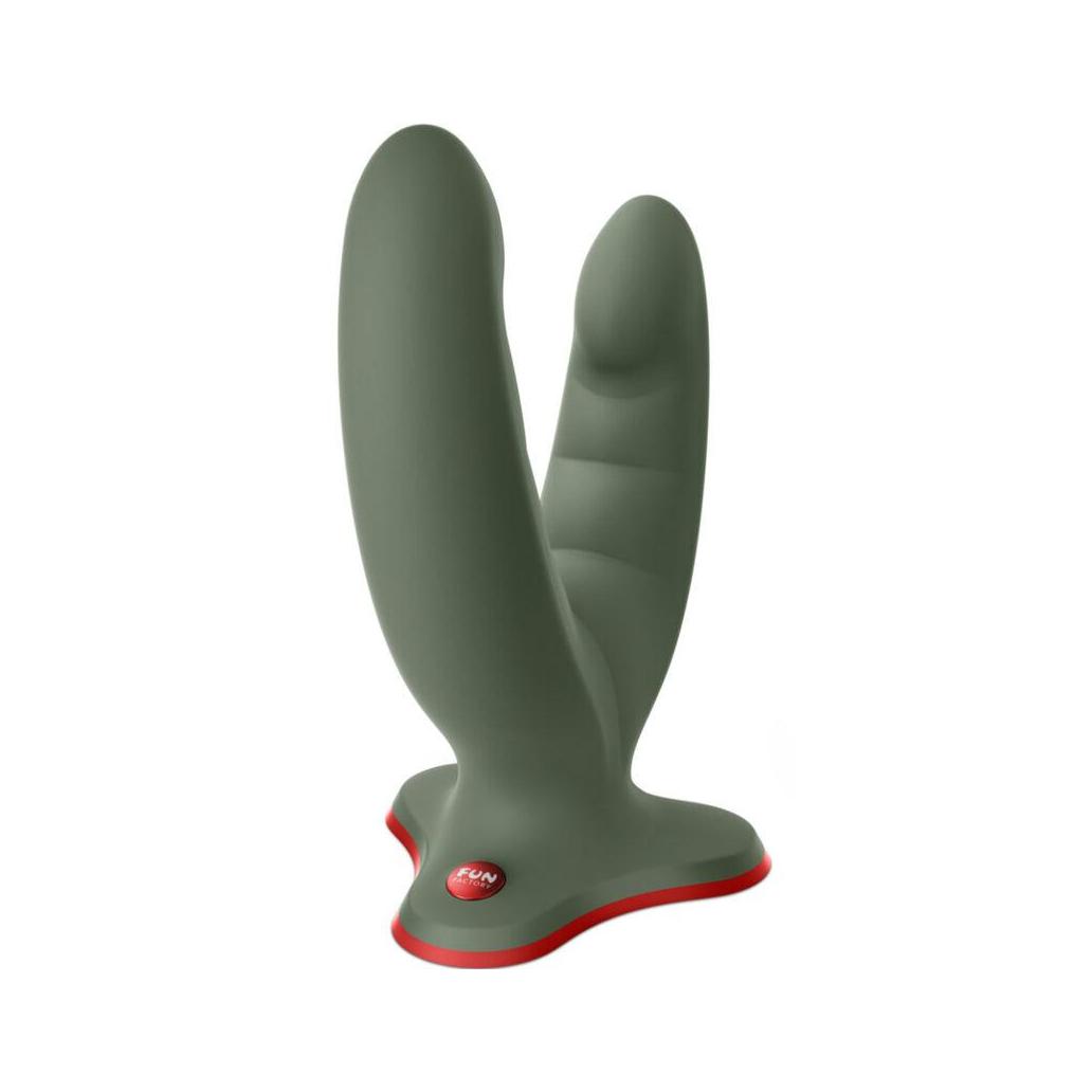 Fun factory - ryde dildo duplo e massager verde