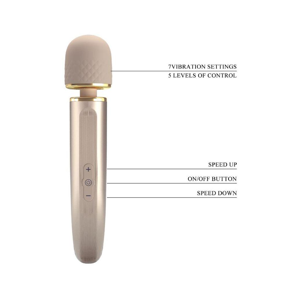 Pretty love - massager 7 modos de vibrao champagne