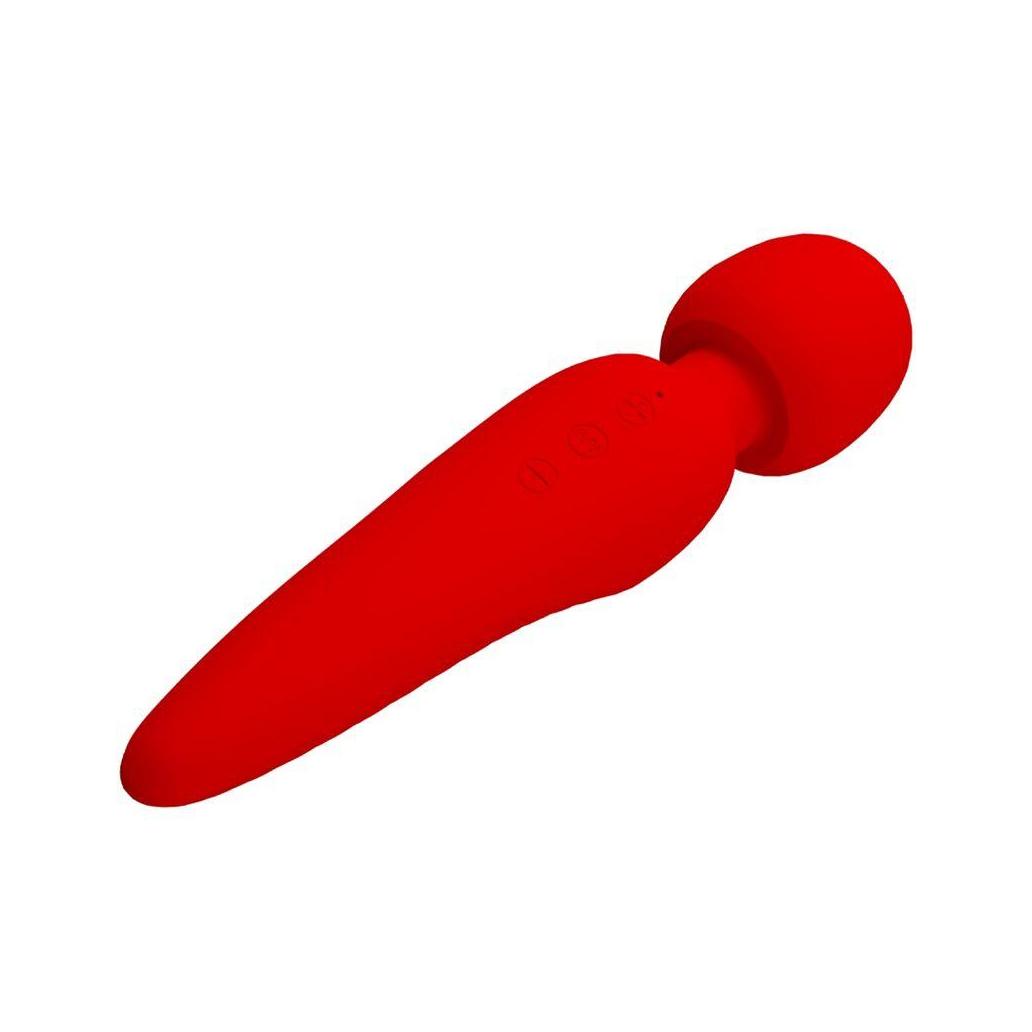 Pretty love - maredith massager 12 modos de vibrao vermelho