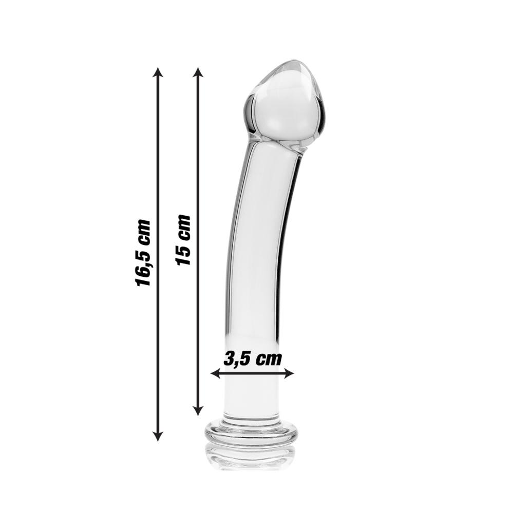 Nebula series by ibiza - modelo 11 dildo vidro borosilicado