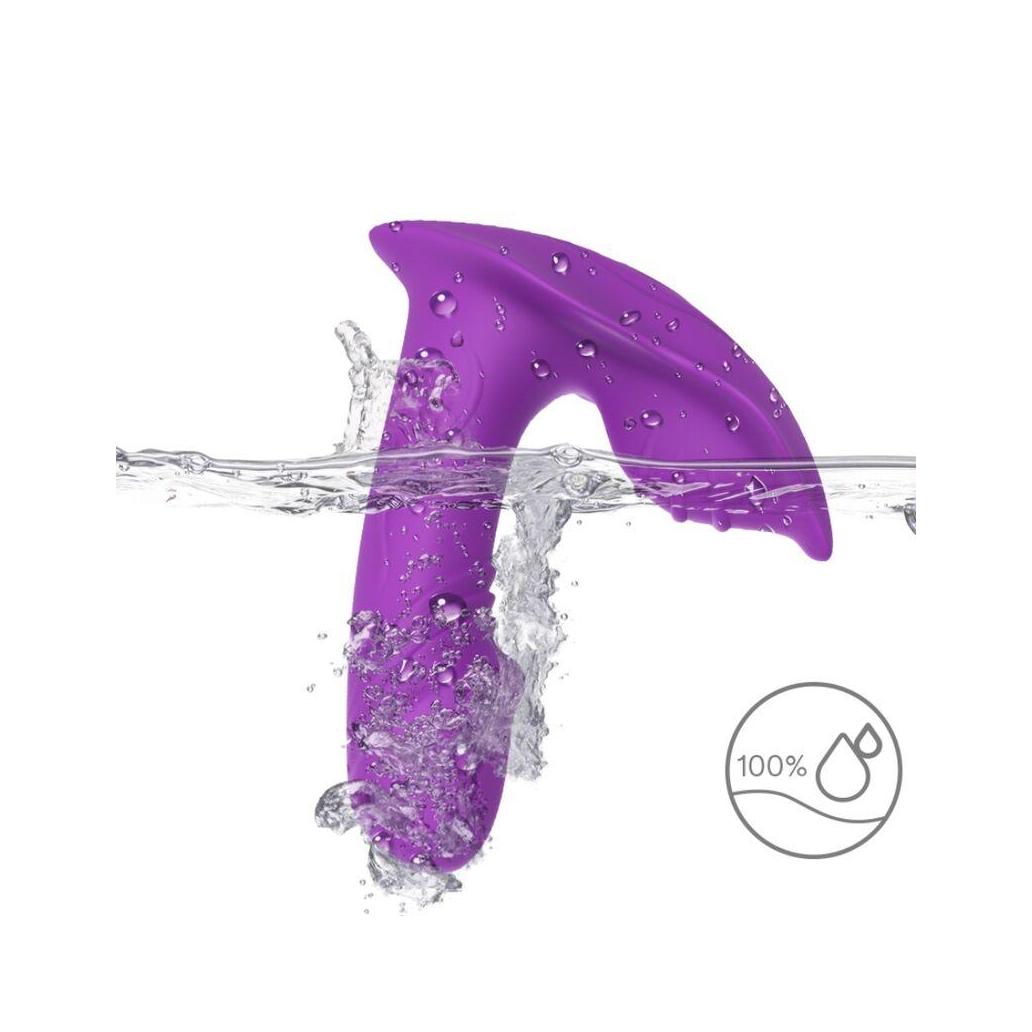 Armony - vibrador de apito controle remoto introduzível roxo