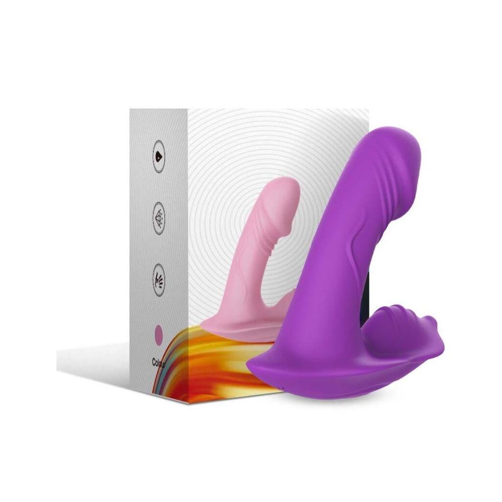 Armony - vibrador de apito controle remoto introduzível roxo