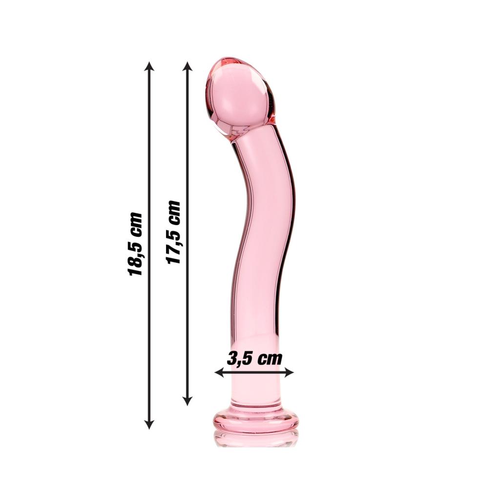 Nebula series by ibiza - modelo 18 dildo vidro borosilicado