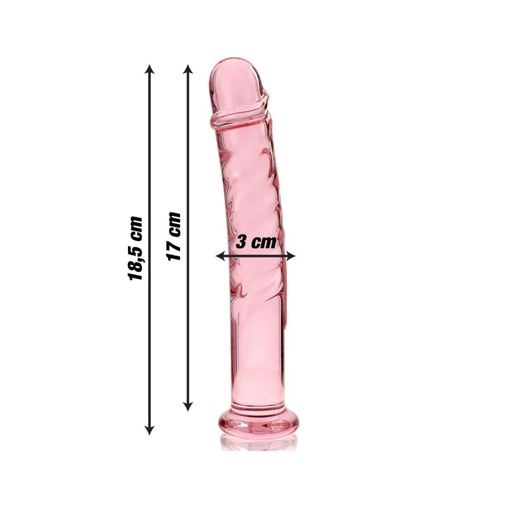 Nebula series by ibiza - modelo 16 dildo vidro borosilicado