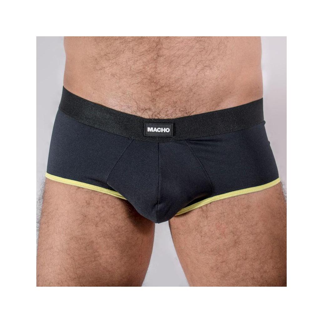 Macho - cueca ms24a amarelo escuro xl