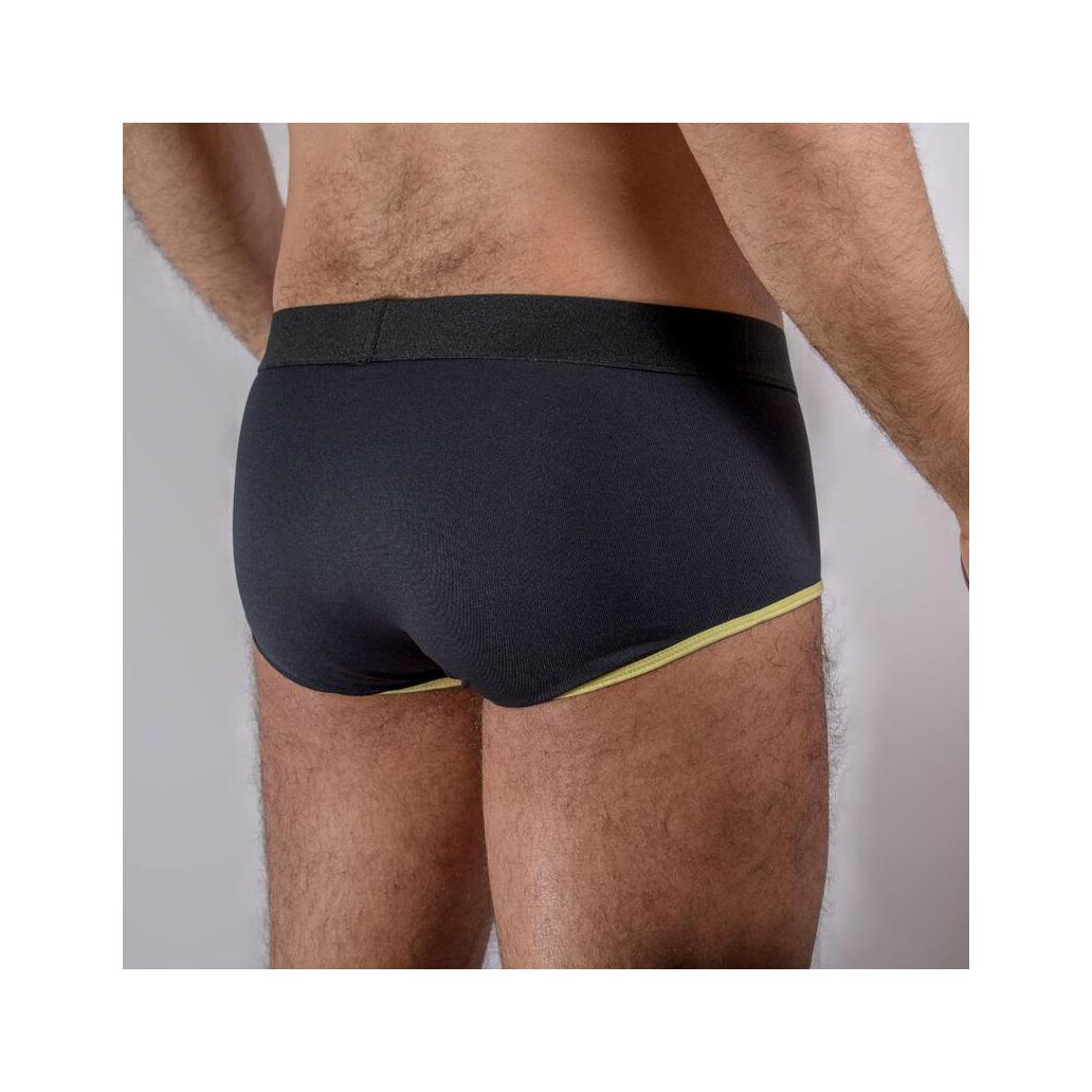 Macho - cueca cueca ms24a amarelo escuro l