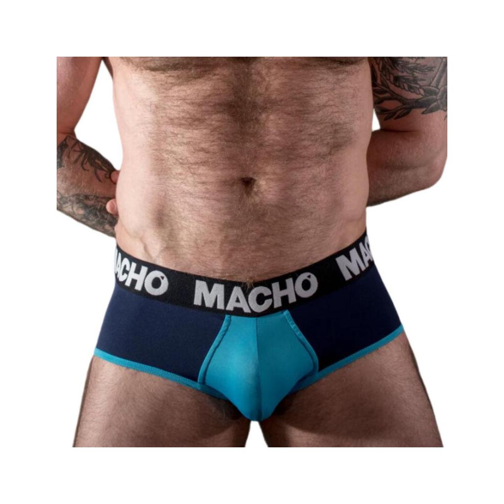 Macho - ms26a slip azul/azul m