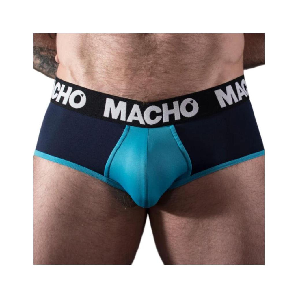 Macho - ms26a slip azul/azul m