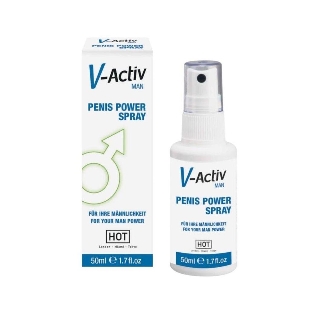 Hot - v-activ penis power spray men 50ml