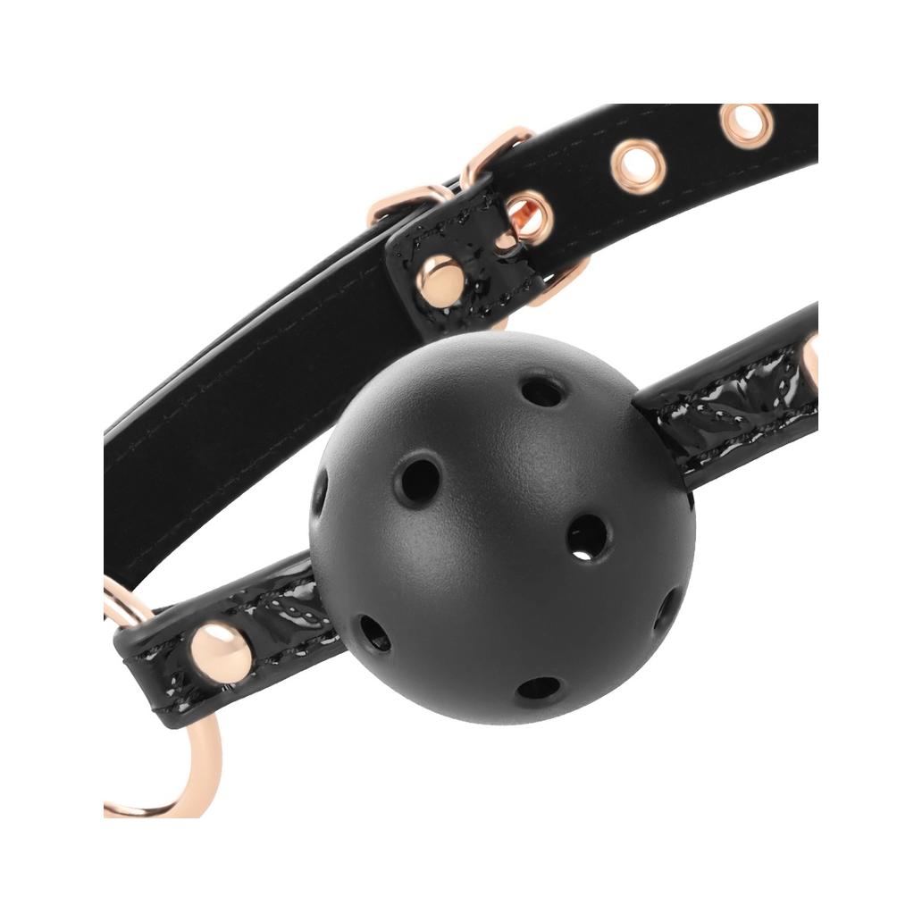 Begme - black edition bola gag vegan couro