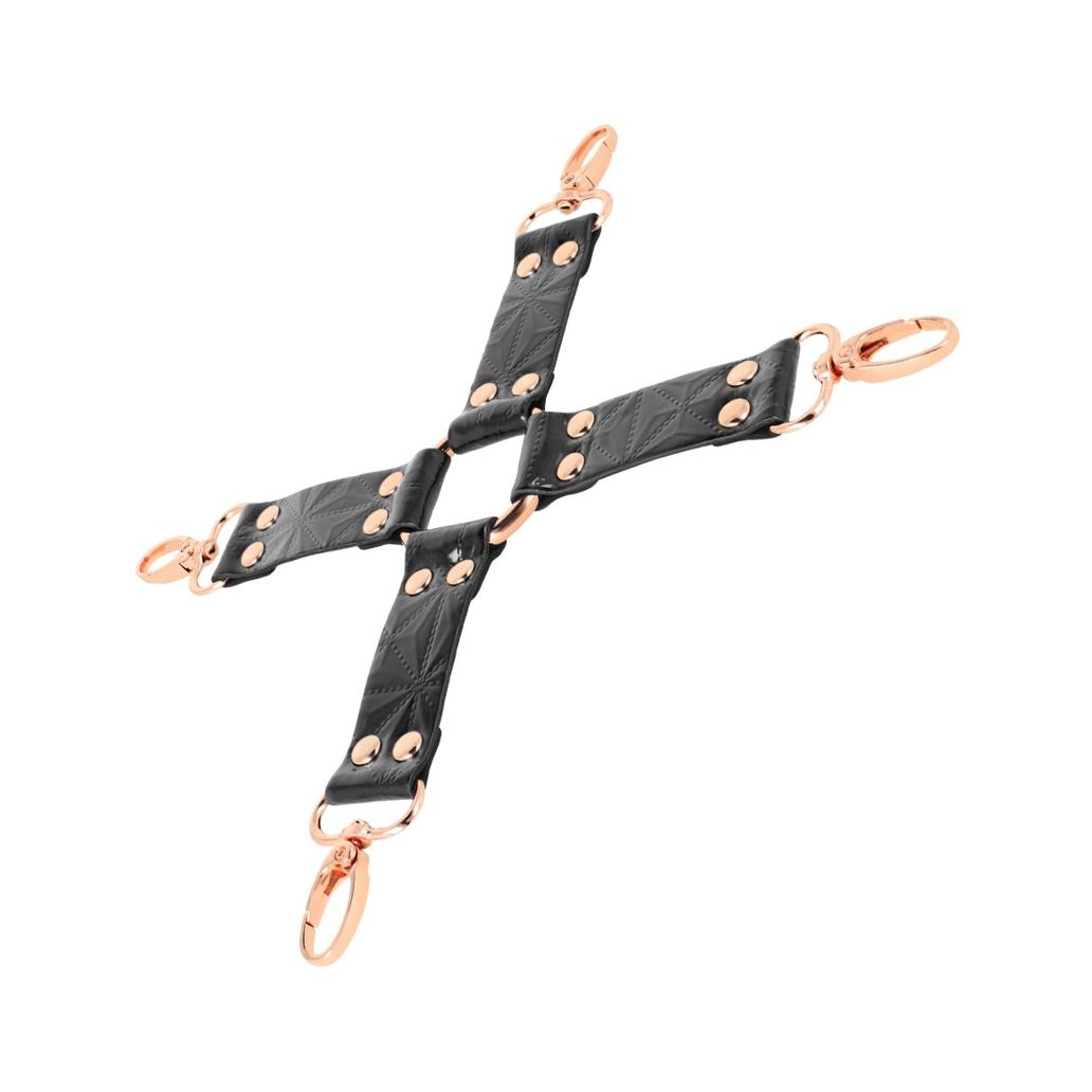 Begme - black edition hog tie de couro vegano