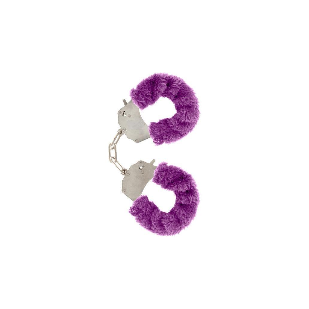 Toyjoy - furry fun cuffs bondage roxo