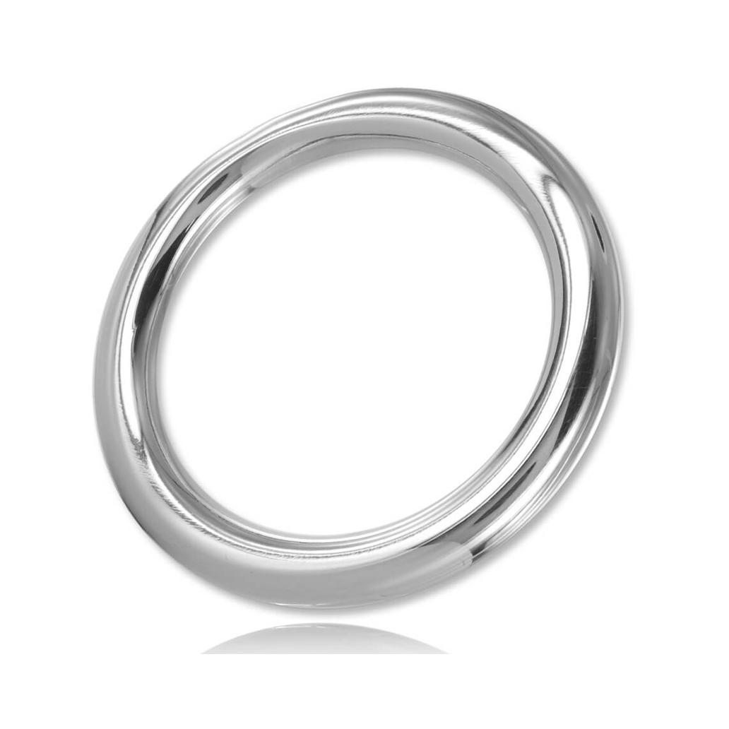 Metal hard - anel de pênis redondo anel c de fio de metal 8x