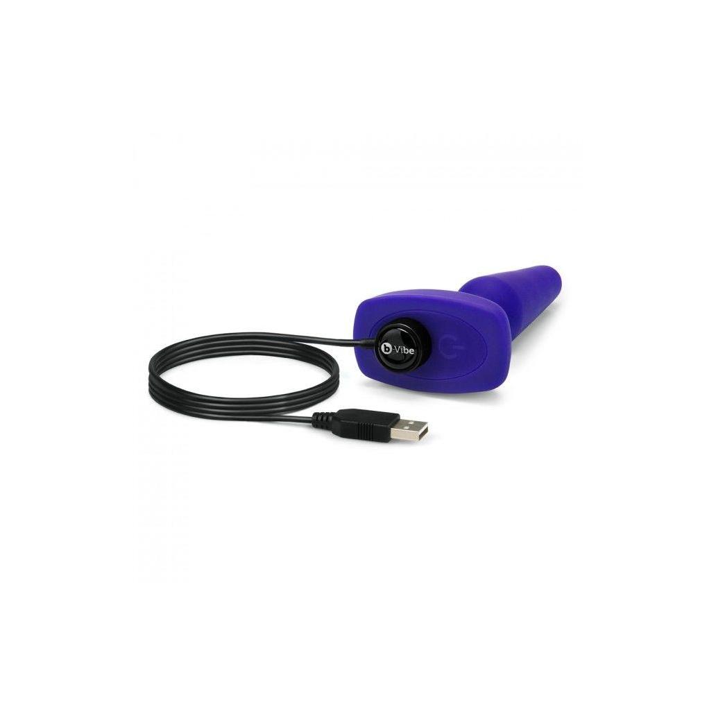 B-vibe - trio plug de controle remoto anal lilac