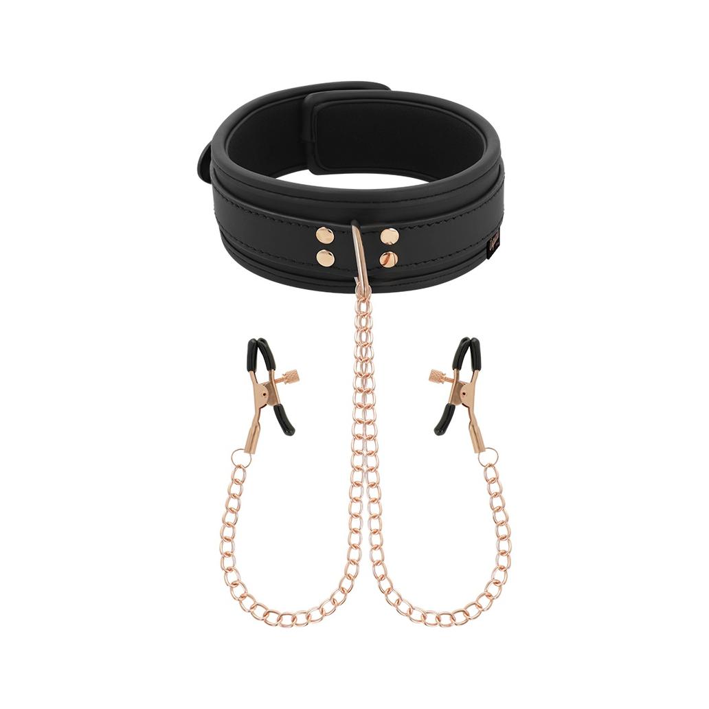 Coquette chic desire - colar fantasy nipple clamp com forro