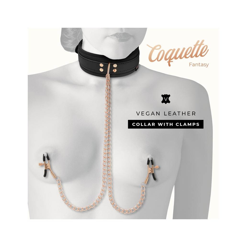 Coquette chic desire - colar fantasy nipple clamp com forro