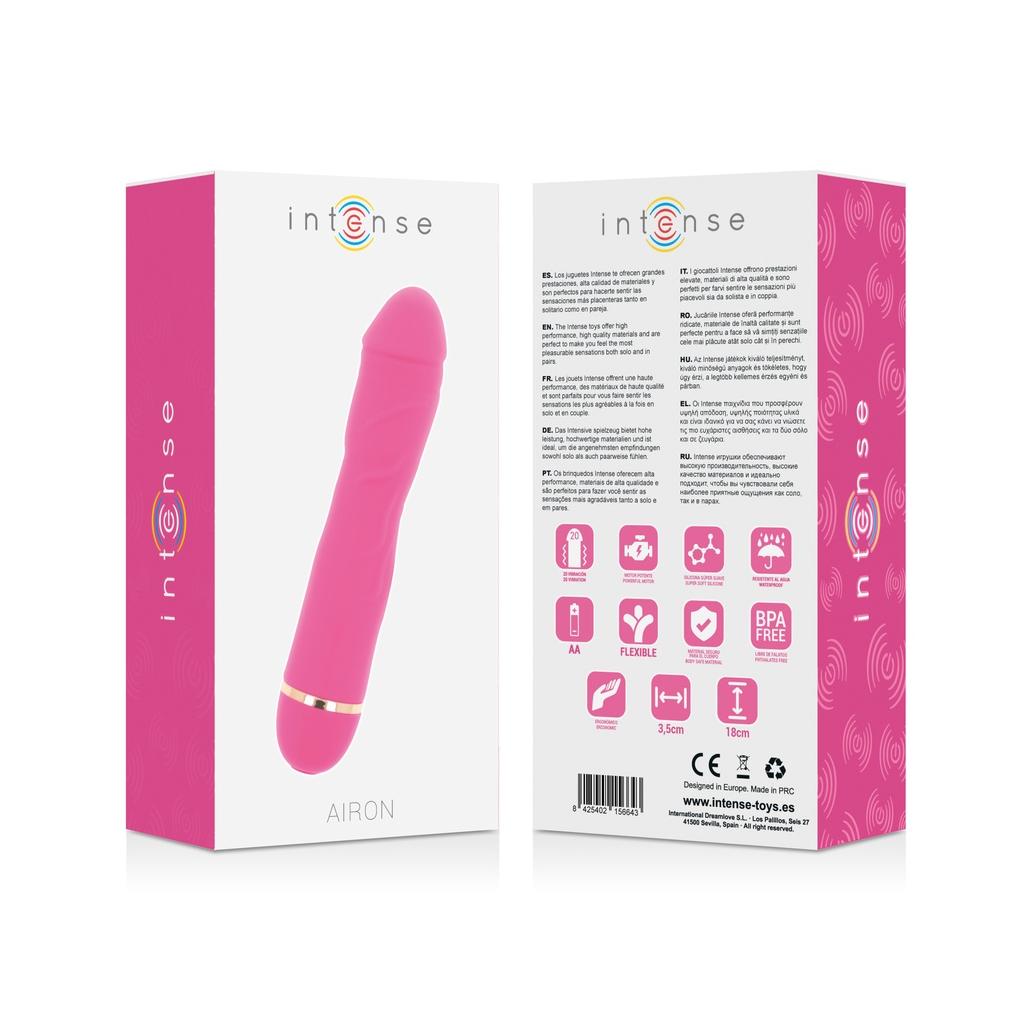 Intense - airon 20 velocidades silicone rosa