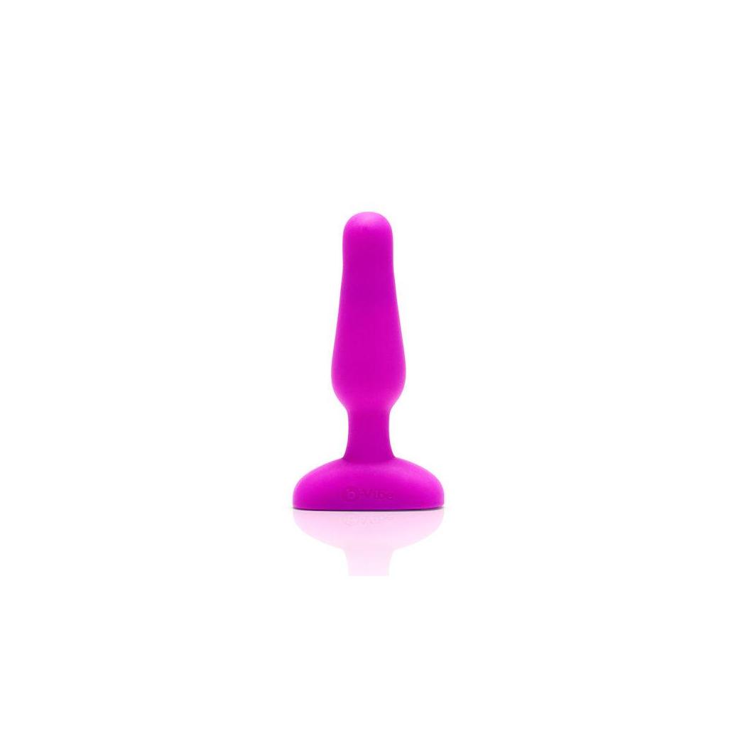 B-vibe - novice controle remoto plug anal fúcsia