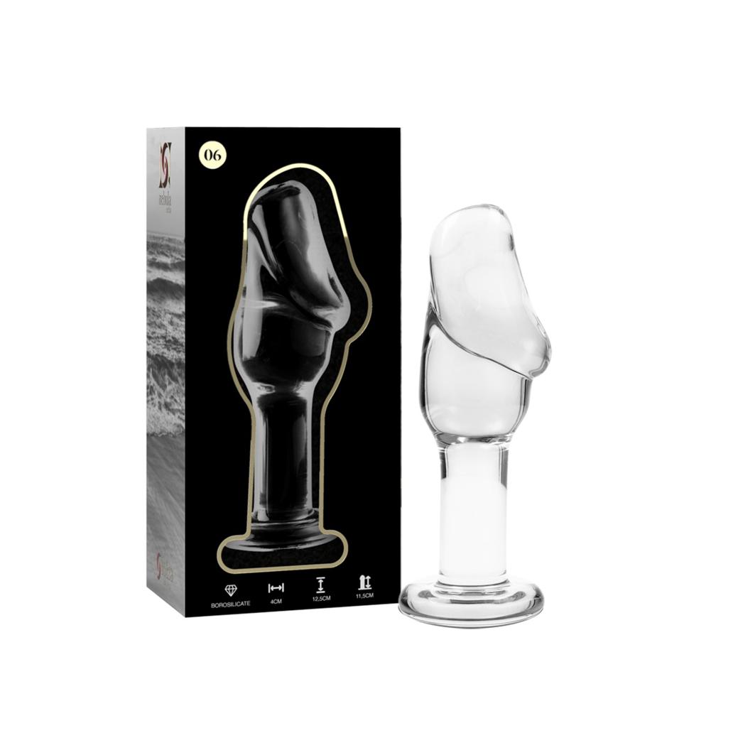 Nebula series by ibiza - modelo 6 anal plug vidro borosilica