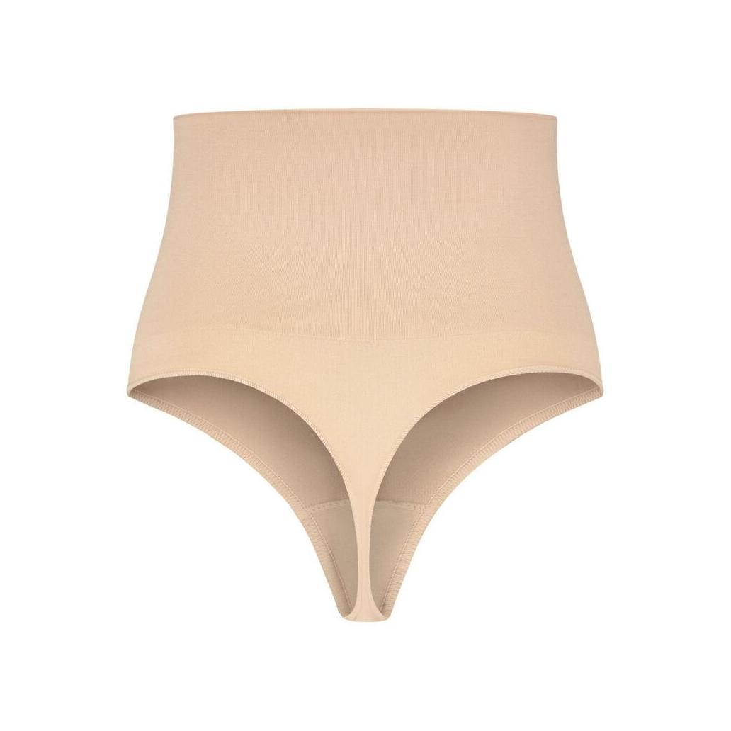 Bye-bra - cinto sem emenda estilo tanga beige tamanho xxl