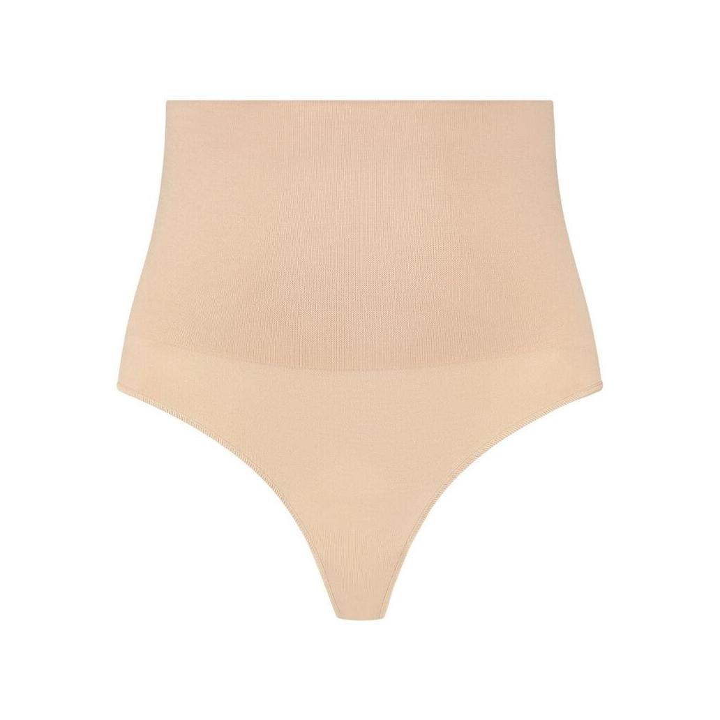 Bye-bra - cinto sem emenda estilo tanga beige tamanho m