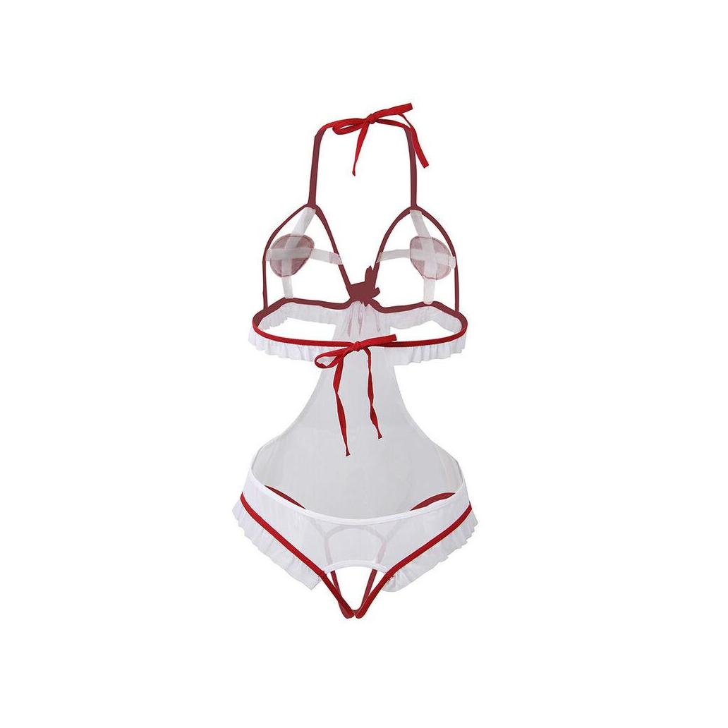 Subblime - fantasia de enfermeira sexy crotchless l/xl