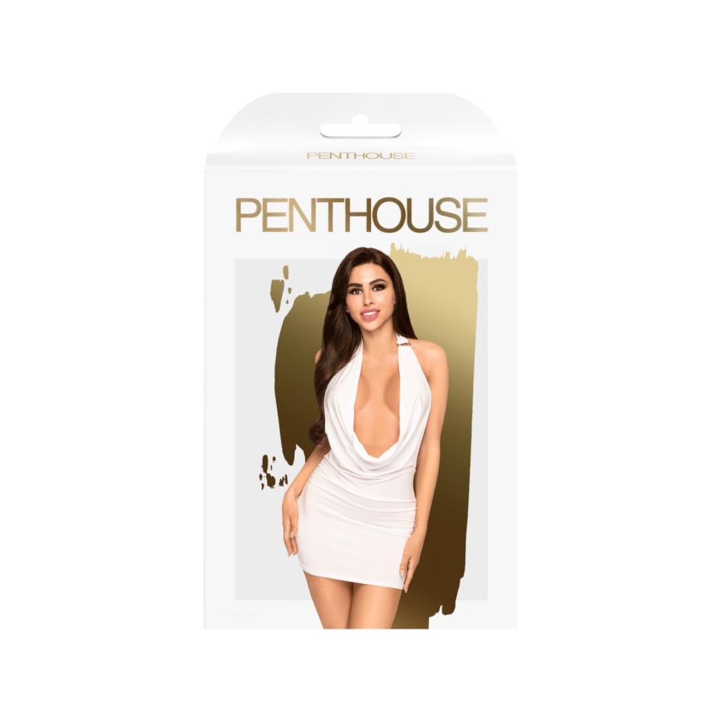 Penthouse - heart rob vestido branco l/xl