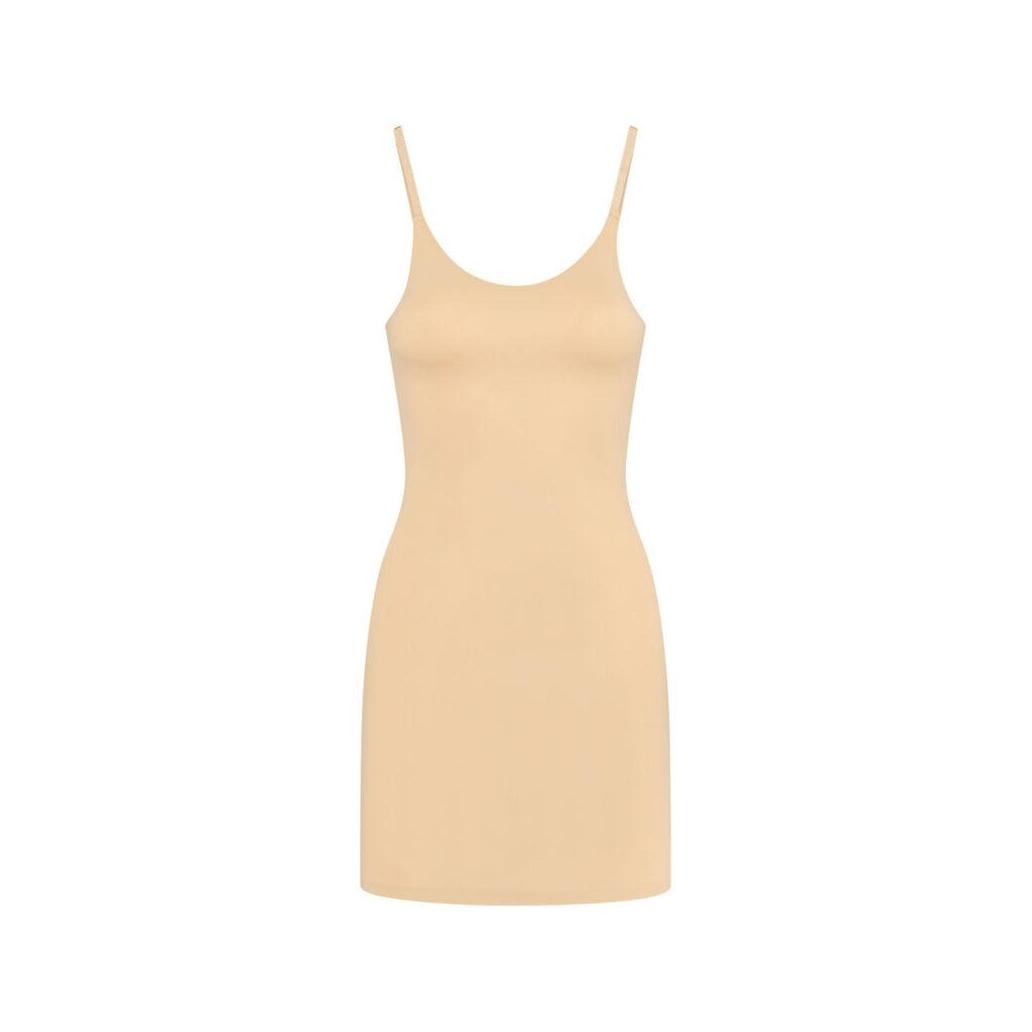 Bye-bra - single vestido invisível beige tamanho s