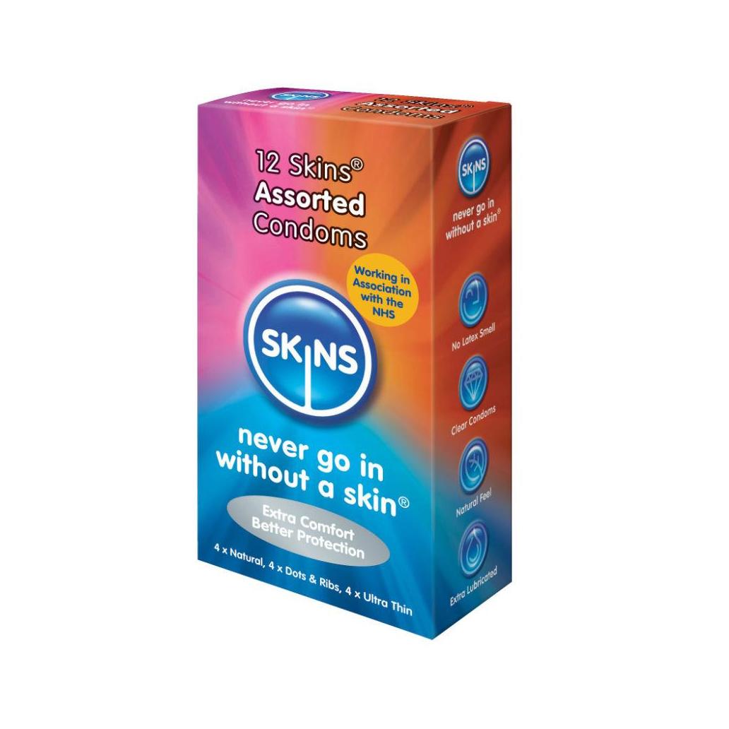 Skins - condomes de pele assorted 12 pack