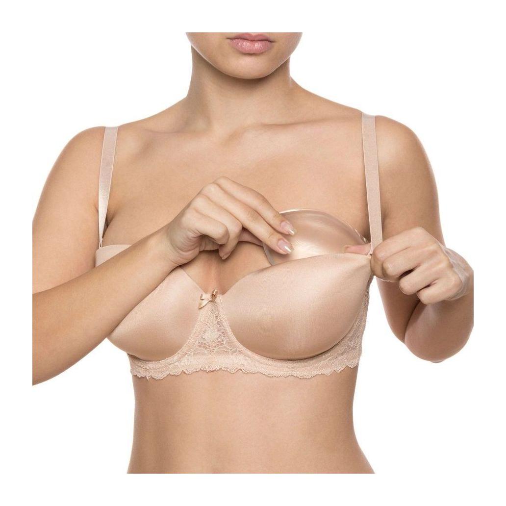 Bye-bra - semi pads push-up transparent