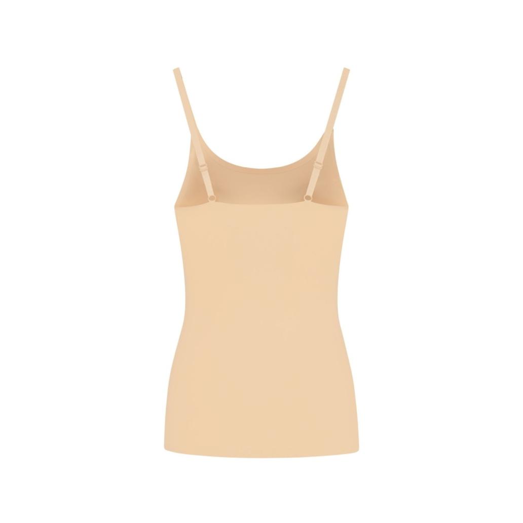 Bye-bra - light control camiseta invisível beige tamanho m