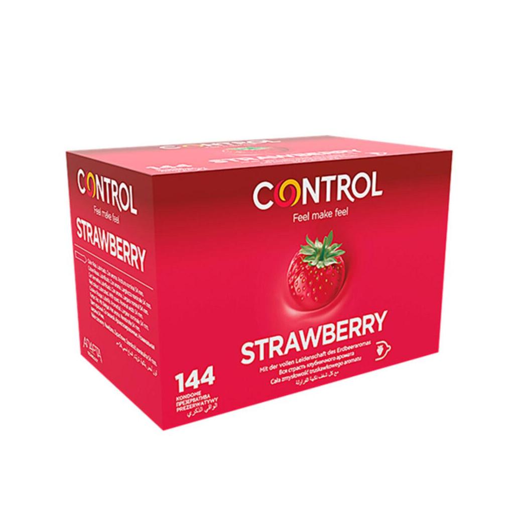 Control - preservativos adapta morango 144 unidades