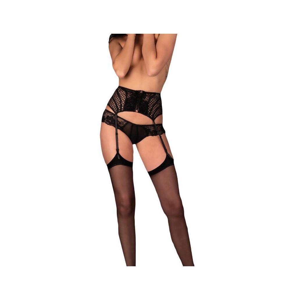 Livco corsetti fashion - sevem lc 90277-1 cinto-liga preto l