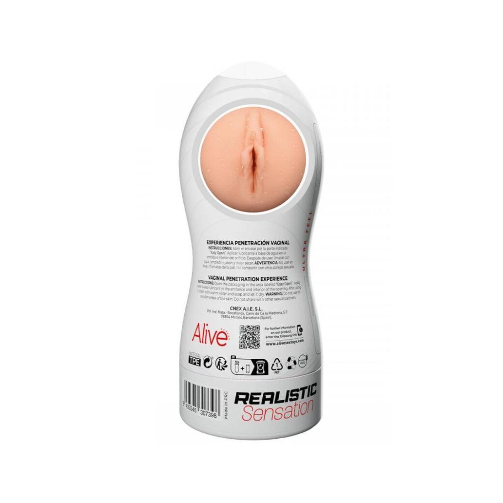 Alive - maxi flex masturbador masculino vaginal tamanho l