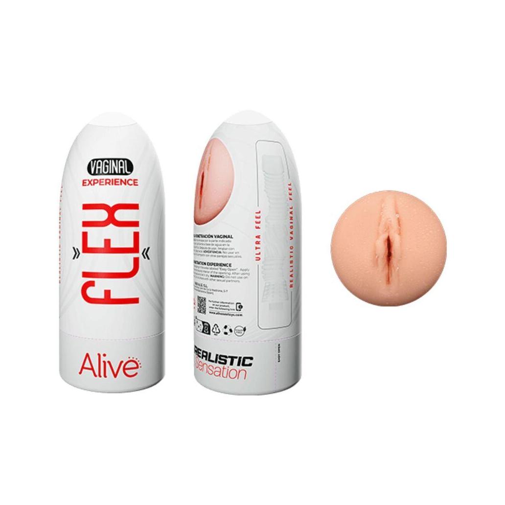 Alive - flex masturbador masculino vaginal tamanho m