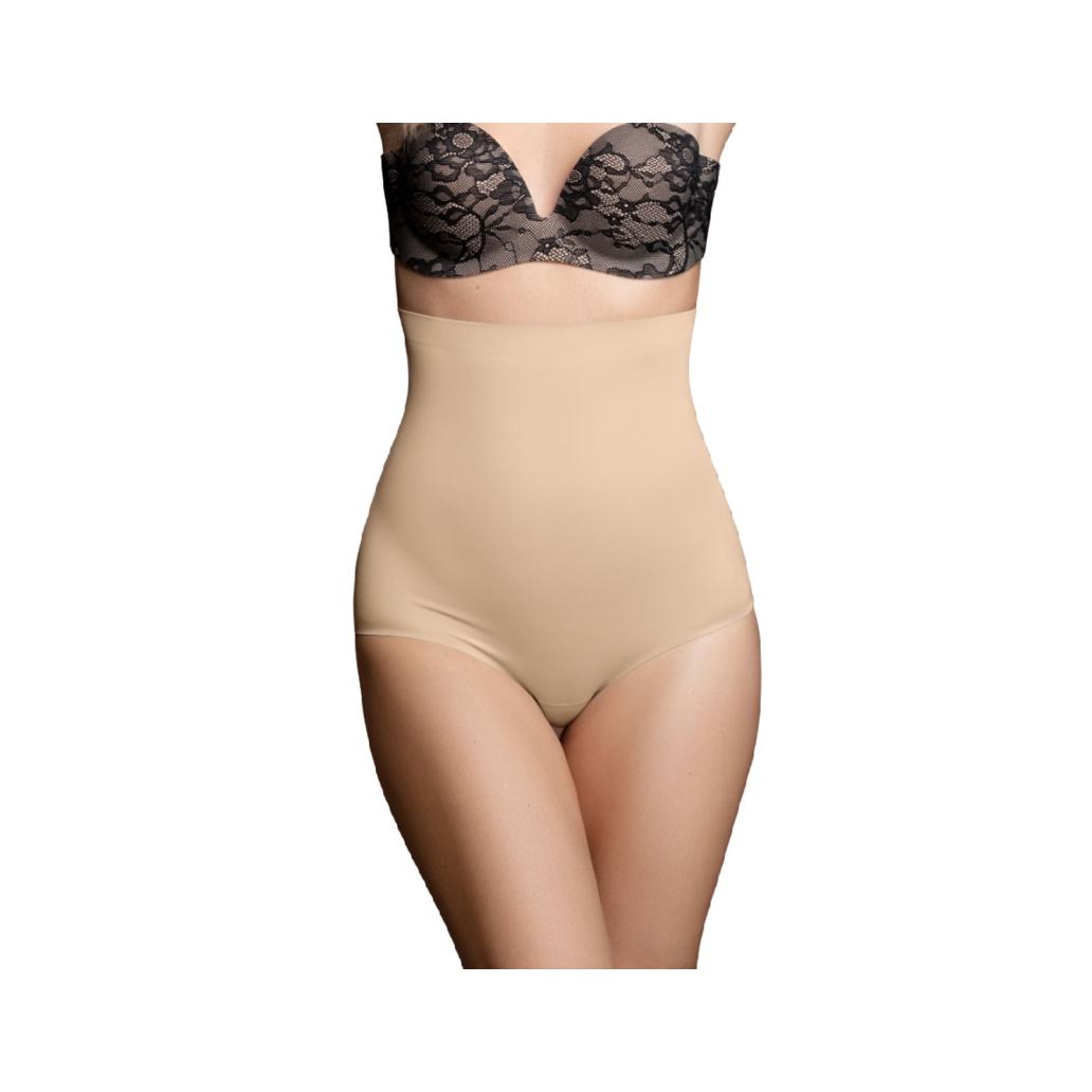 Bye-bra - cinto sem emenda estilo panties beige tamanho m