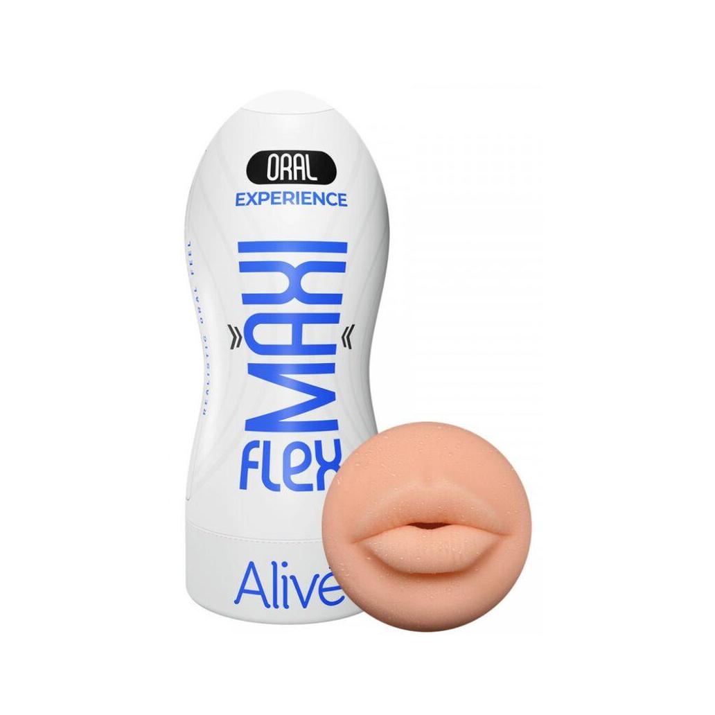 Alive - maxi flex masturbador masculino oral tamanho l