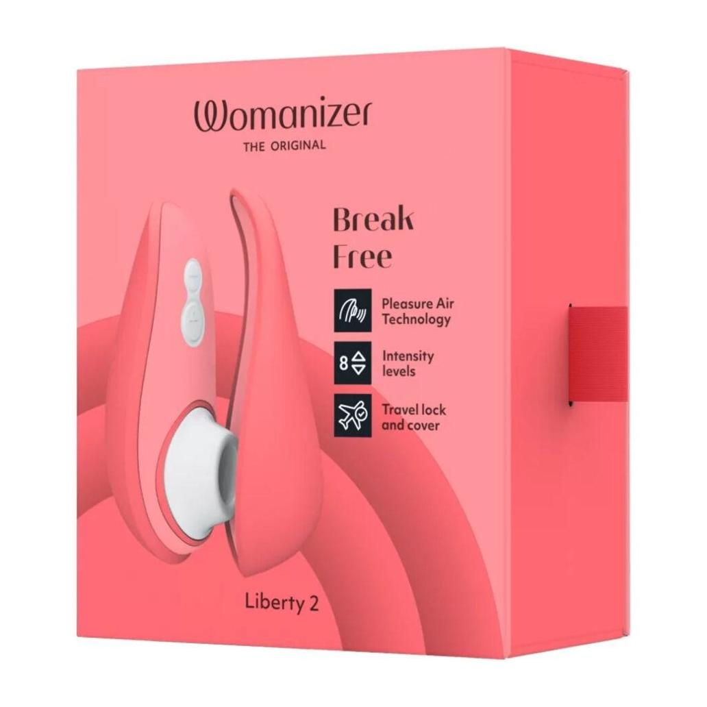 Womanizer - liberty 2 estimulador de clitoris & sucker rosa