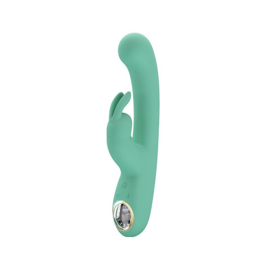 Pretty love - vibrador de coelho lamar e ponto g verde