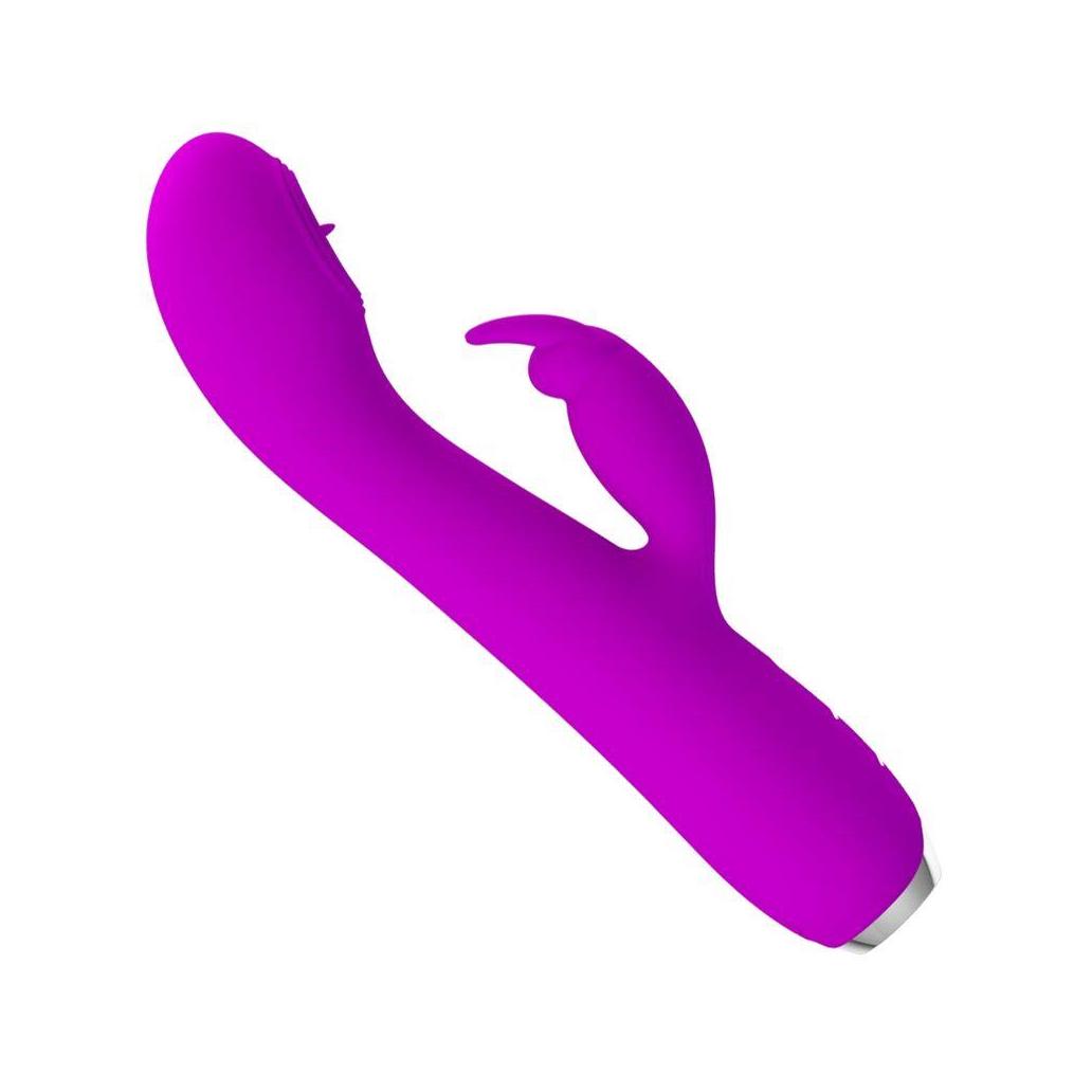 Pretty love - vibrador recarregvel rachel com sucker roxo