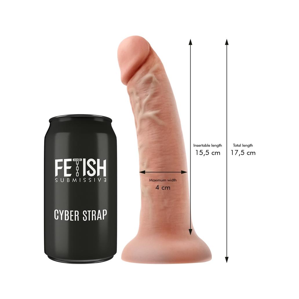 Fetish submissive cyber strap - arnês com dildo e bala contr